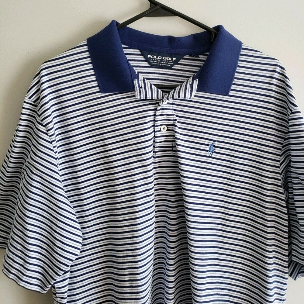Men's XL Polo Golf Ralph Lauren Striped Shirt